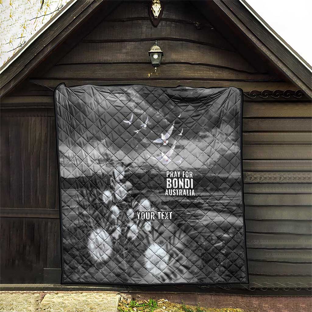 Bondi Beach Sydney Personalised Quilt Pray For Bondi Australia - Aussie Hoodie