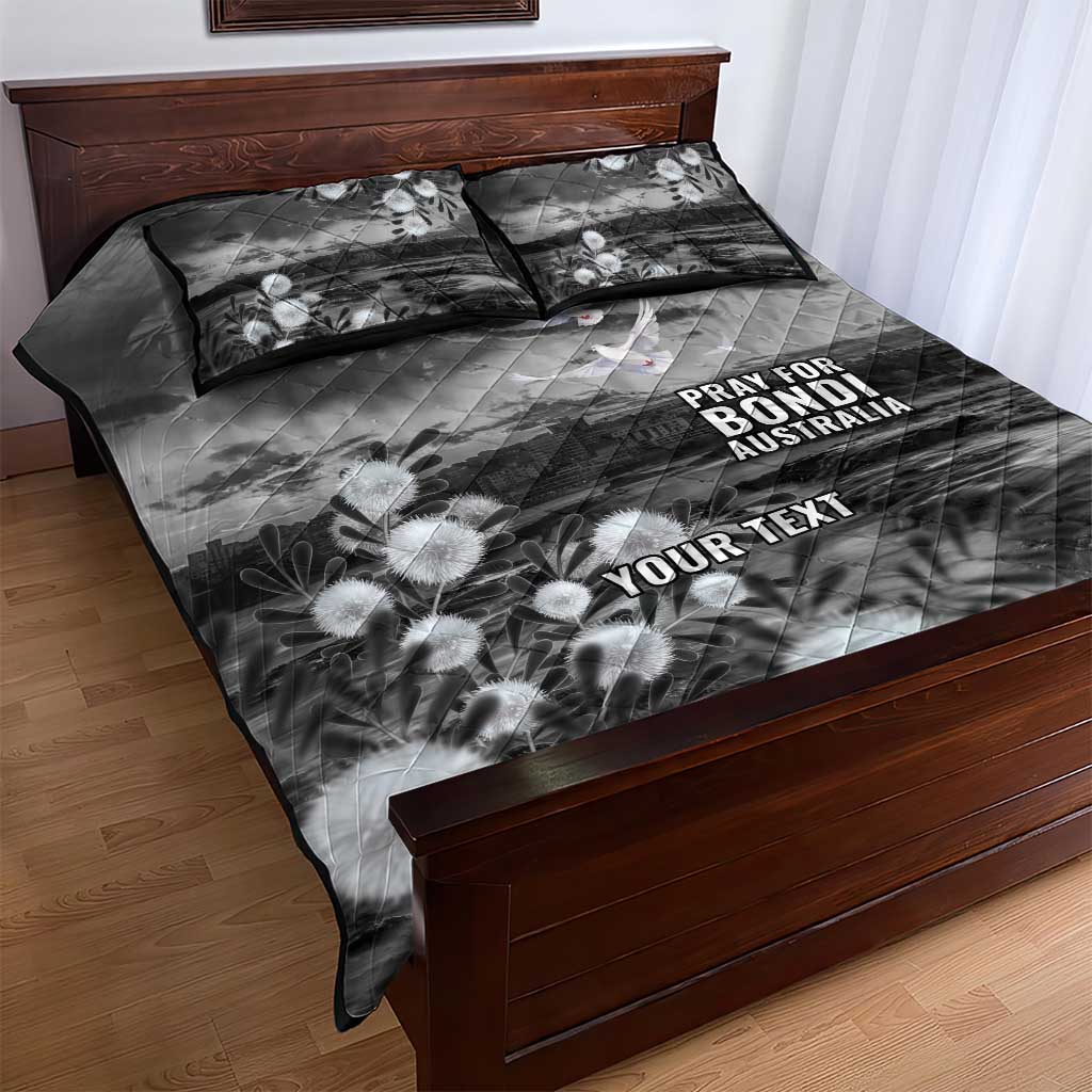 Bondi Beach Sydney Personalised Quilt Bed Set Pray For Bondi Australia - Aussie Hoodie