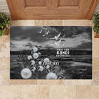 Bondi Beach Sydney Personalised Rubber Doormat Pray For Bondi Australia - Aussie Hoodie
