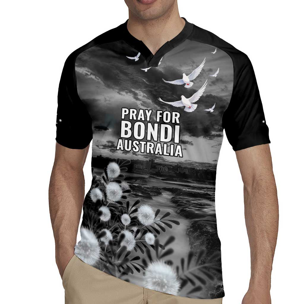 Bondi Beach Sydney Personalised Rugby Jersey Pray For Bondi Australia - Aussie Hoodie