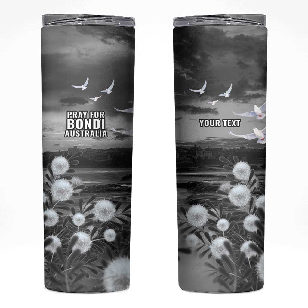 Bondi Beach Sydney Personalised Skinny Tumbler Pray For Bondi Australia - Aussie Hoodie