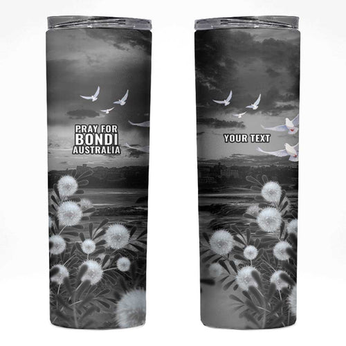 Bondi Beach Sydney Personalised Skinny Tumbler Pray For Bondi Australia - Aussie Hoodie
