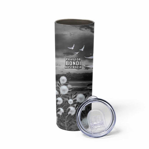 Bondi Beach Sydney Personalised Skinny Tumbler Pray For Bondi Australia - Aussie Hoodie