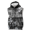 Bondi Beach Sydney Personalised Sleeveless Zip Hoodie Pray For Bondi Australia - Aussie Hoodie