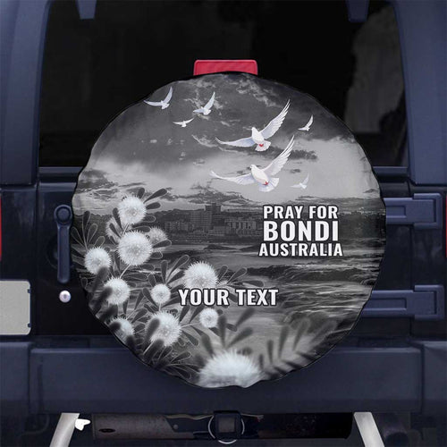 Bondi Beach Sydney Personalised Spare Tire Cover Pray For Bondi Australia - Aussie Hoodie