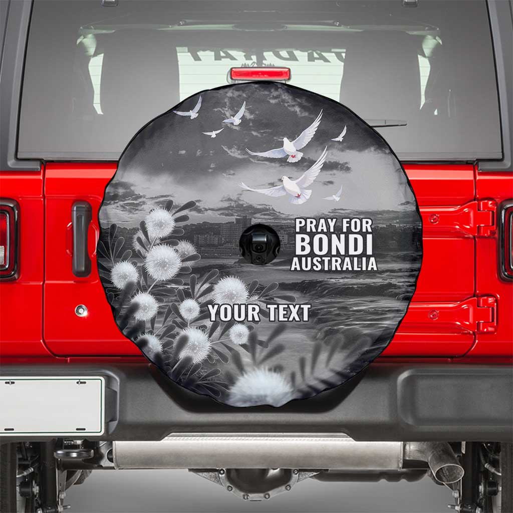 Bondi Beach Sydney Personalised Spare Tire Cover Pray For Bondi Australia - Aussie Hoodie