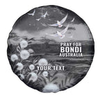 Bondi Beach Sydney Personalised Spare Tire Cover Pray For Bondi Australia - Aussie Hoodie