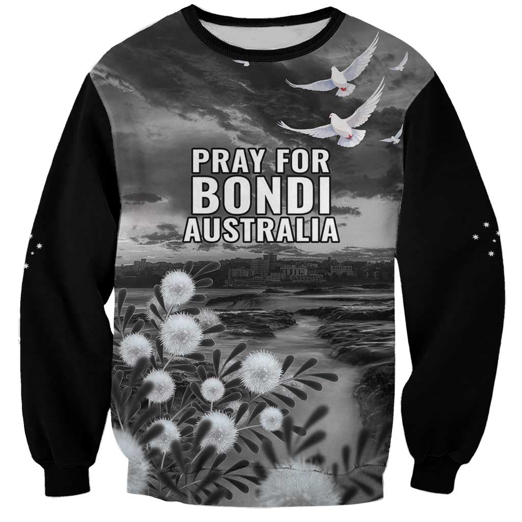 Bondi Beach Sydney Personalised Sweatshirt Pray For Bondi Australia - Aussie Hoodie