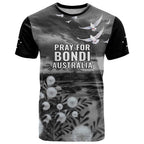 Bondi Beach Sydney Personalised T Shirt Pray For Bondi Australia - Aussie Hoodie