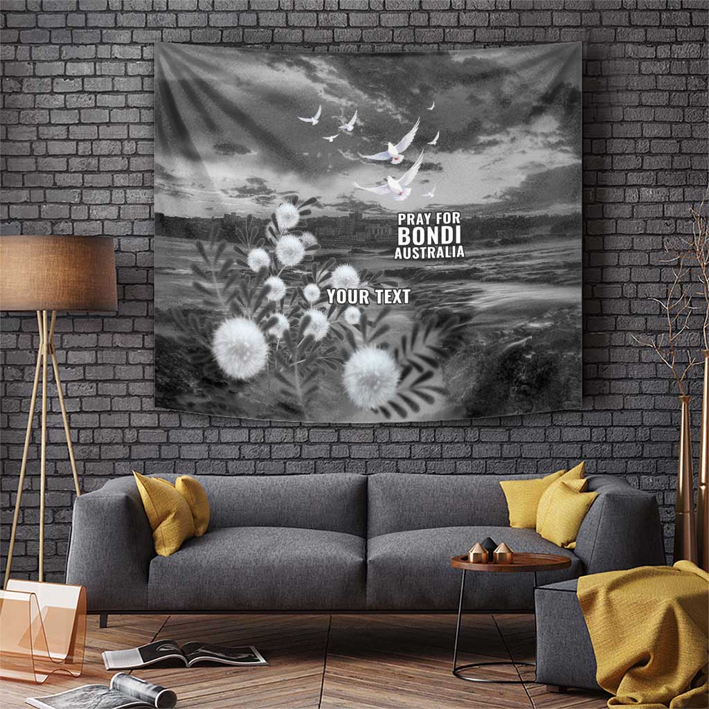 Bondi Beach Sydney Personalised Tapestry Pray For Bondi Australia - Aussie Hoodie