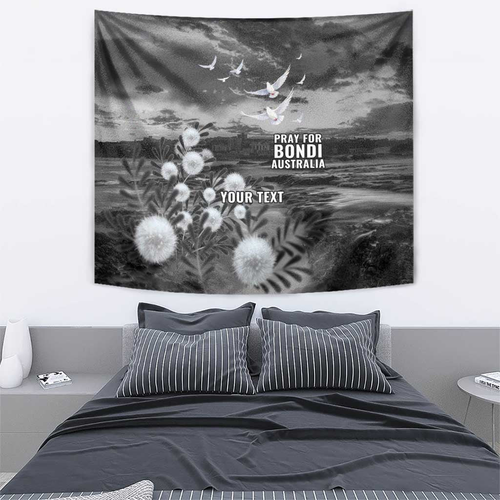 Bondi Beach Sydney Personalised Tapestry Pray For Bondi Australia - Aussie Hoodie