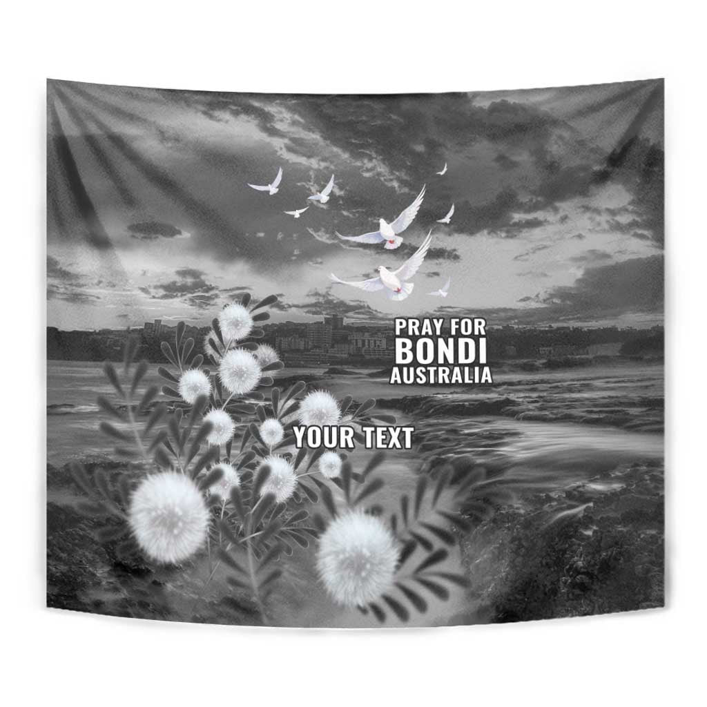 Bondi Beach Sydney Personalised Tapestry Pray For Bondi Australia - Aussie Hoodie
