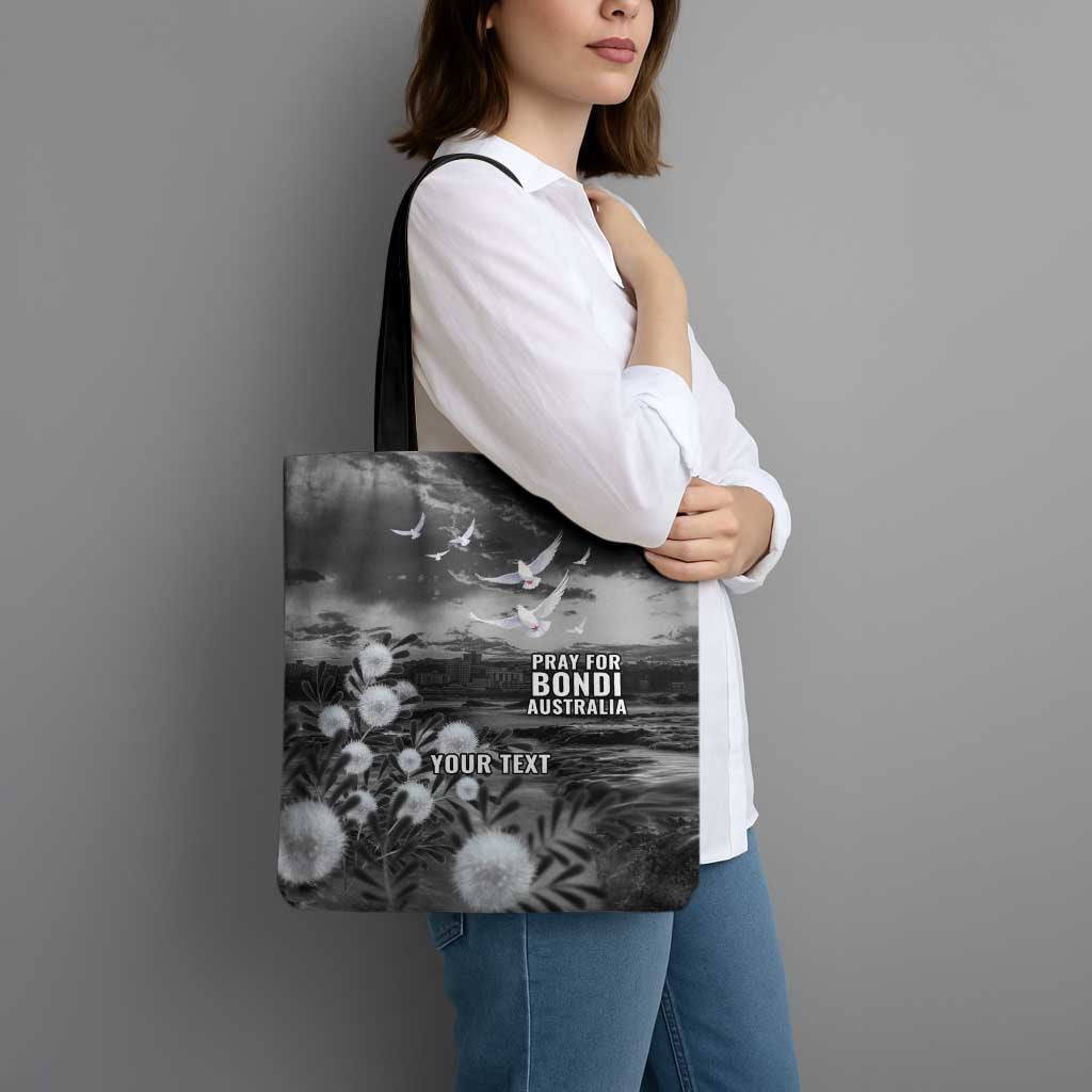 Bondi Beach Sydney Personalised Tote Bag Pray For Bondi Australia - Aussie Hoodie