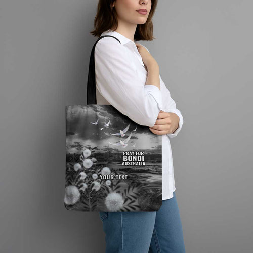 Bondi Beach Sydney Personalised Tote Bag Pray For Bondi Australia - Aussie Hoodie