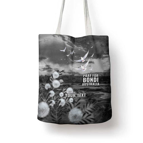 Bondi Beach Sydney Personalised Tote Bag Pray For Bondi Australia - Aussie Hoodie