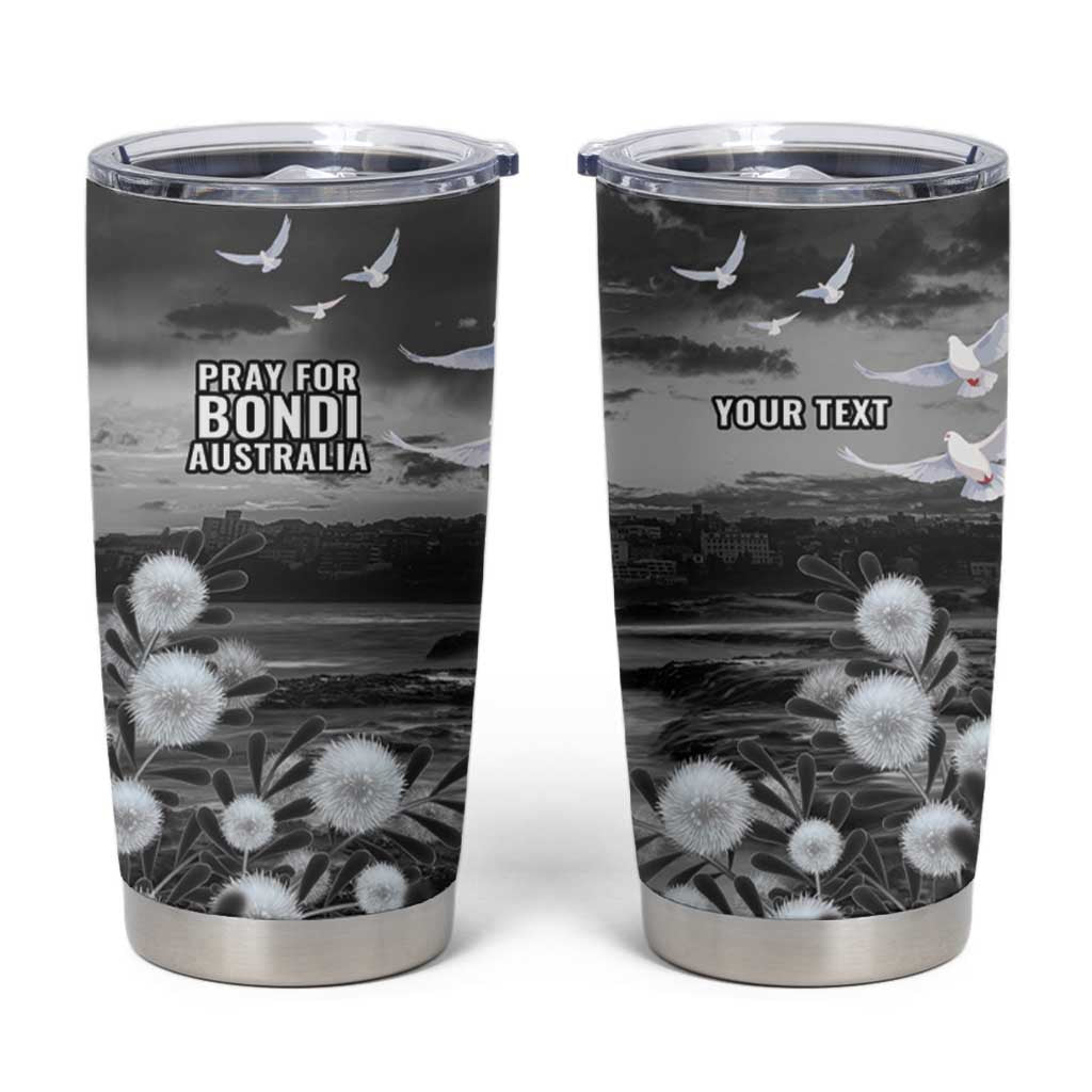 Bondi Beach Sydney Personalised Tumbler Cup Pray For Bondi Australia - Aussie Hoodie