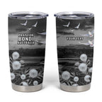 Bondi Beach Sydney Personalised Tumbler Cup Pray For Bondi Australia - Aussie Hoodie