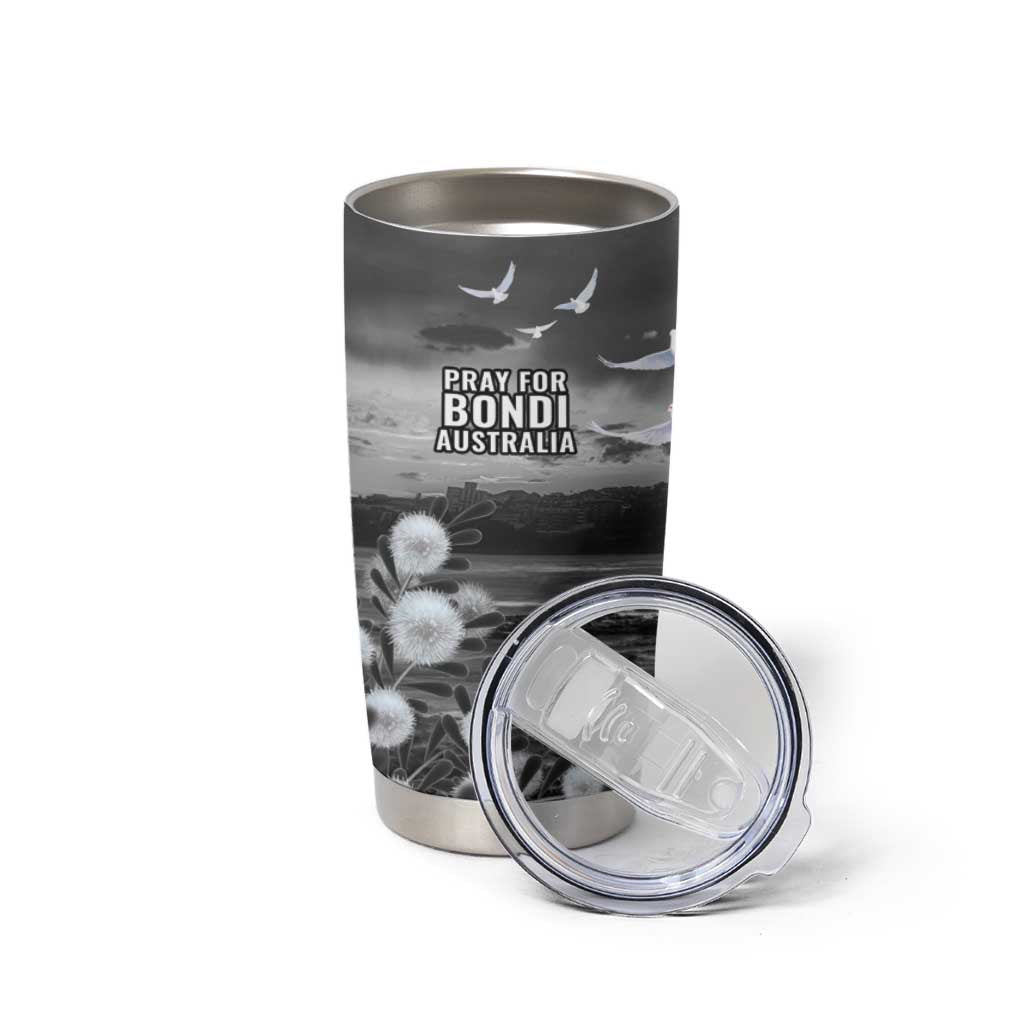 Bondi Beach Sydney Personalised Tumbler Cup Pray For Bondi Australia - Aussie Hoodie