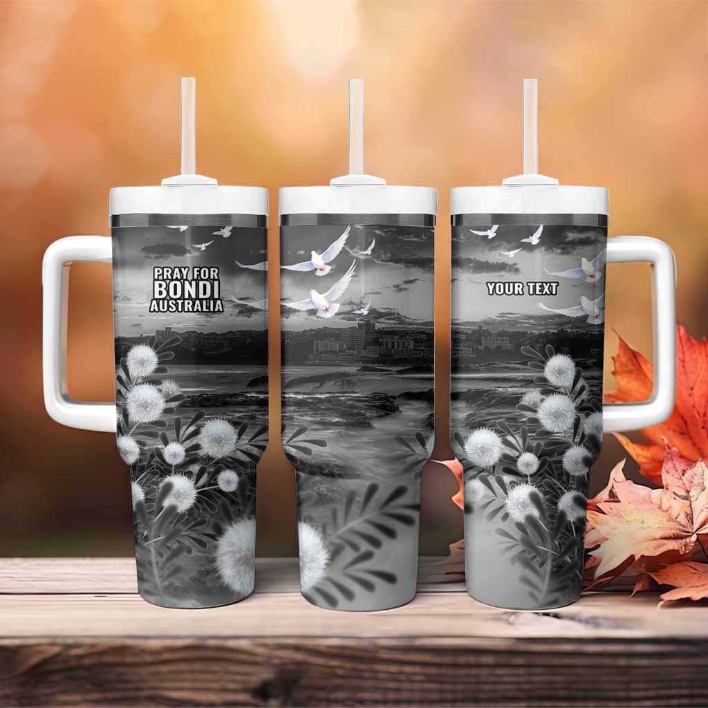 Bondi Beach Sydney Personalised Tumbler With Handle Pray For Bondi Australia - Aussie Hoodie