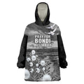 Bondi Beach Sydney Personalised Wearable Blanket Hoodie Pray For Bondi Australia - Aussie Hoodie