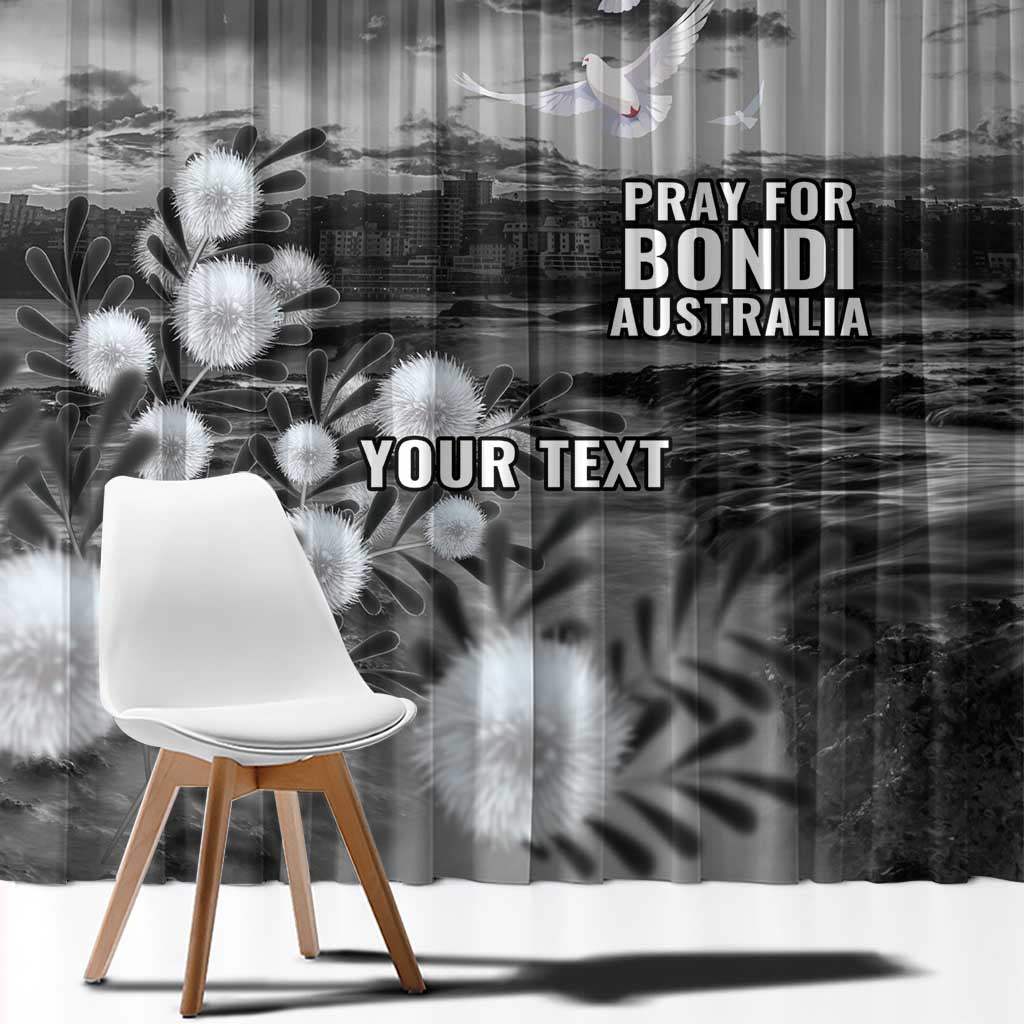 Bondi Beach Sydney Personalised Window Curtain Pray For Bondi Australia - Aussie Hoodie