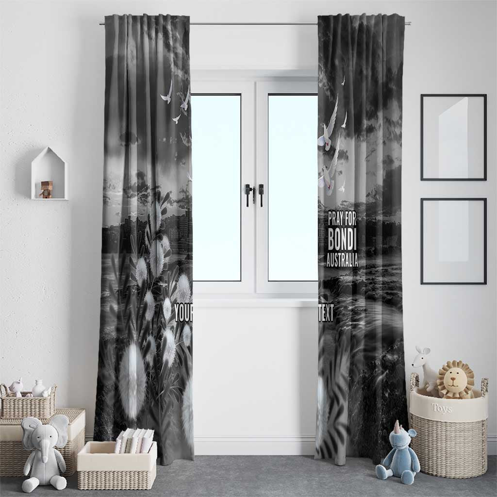 Bondi Beach Sydney Personalised Window Curtain Pray For Bondi Australia - Aussie Hoodie