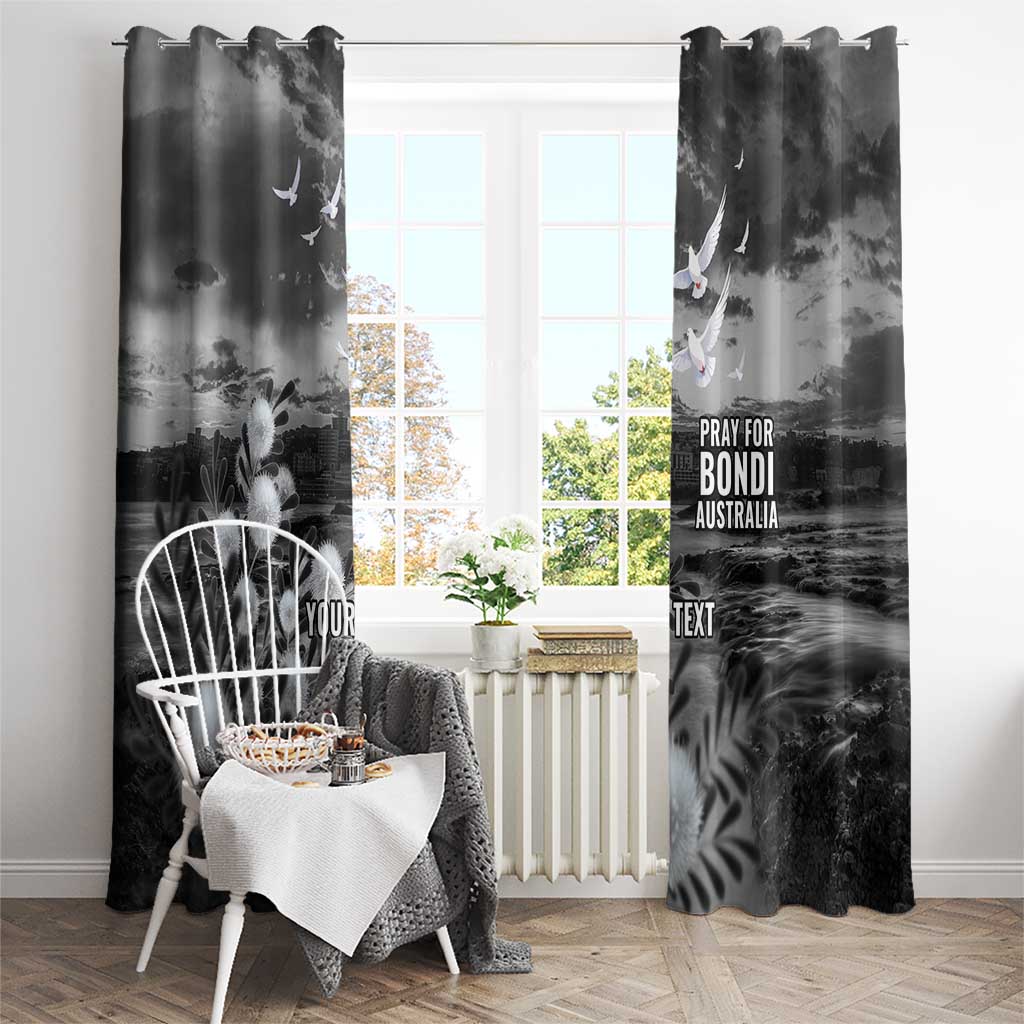 Bondi Beach Sydney Personalised Window Curtain Pray For Bondi Australia - Aussie Hoodie