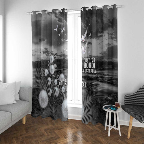 Bondi Beach Sydney Personalised Window Curtain Pray For Bondi Australia - Aussie Hoodie