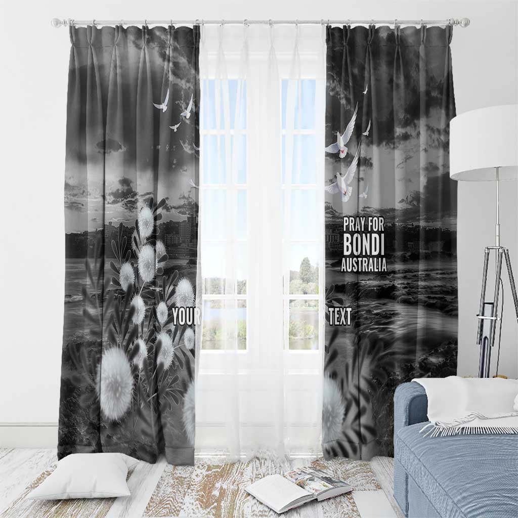 Bondi Beach Sydney Personalised Window Curtain Pray For Bondi Australia - Aussie Hoodie