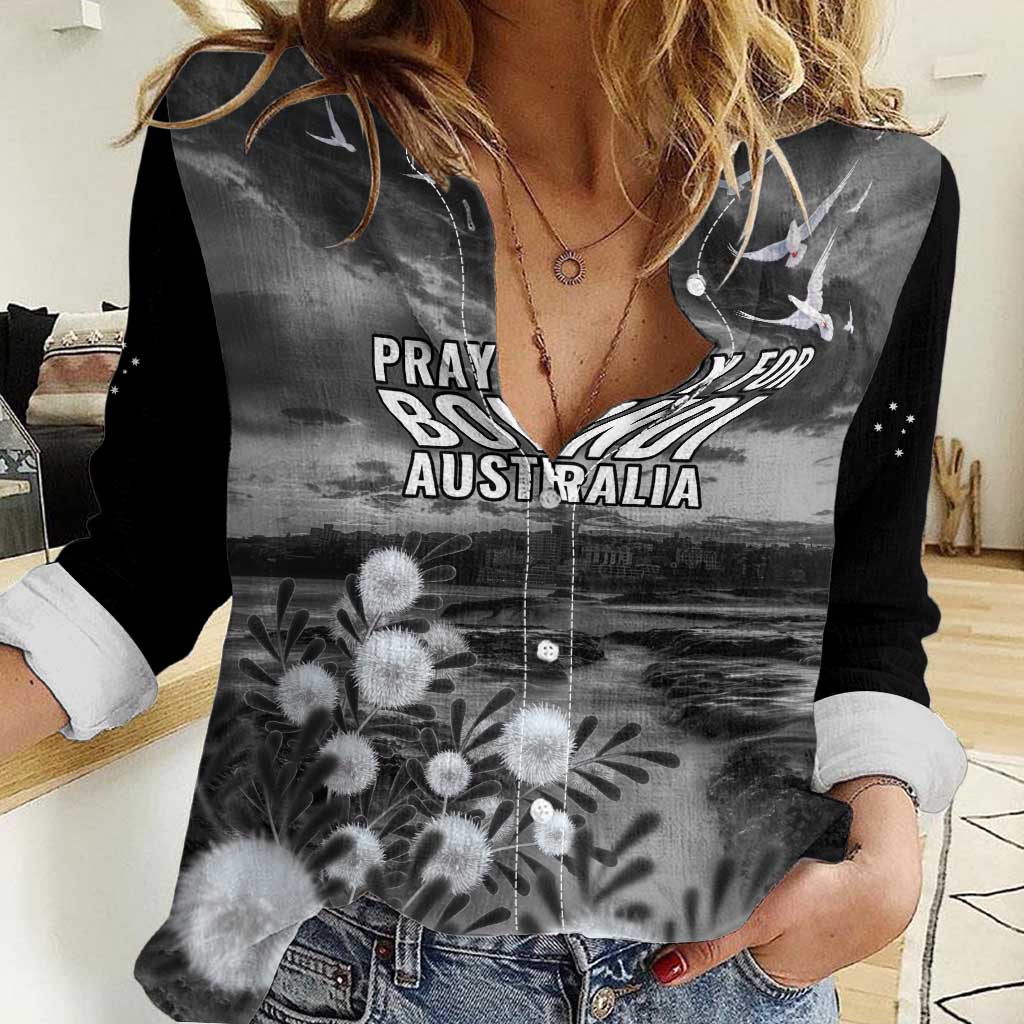 Bondi Beach Sydney Personalised Women Casual Shirt Pray For Bondi Australia - Aussie Hoodie
