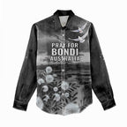 Bondi Beach Sydney Personalised Women Casual Shirt Pray For Bondi Australia - Aussie Hoodie