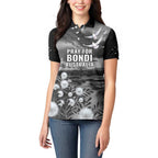 Bondi Beach Sydney Personalised Women Polo Shirt Pray For Bondi Australia - Aussie Hoodie