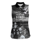 Bondi Beach Sydney Personalised Women Sleeveless Polo Shirt Pray For Bondi Australia - Aussie Hoodie
