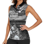 Bondi Beach Sydney Personalised Women Sleeveless Polo Shirt Pray For Bondi Australia - Aussie Hoodie