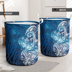 Matariki Galaxy Laundry Basket Maori Taniko Pattern