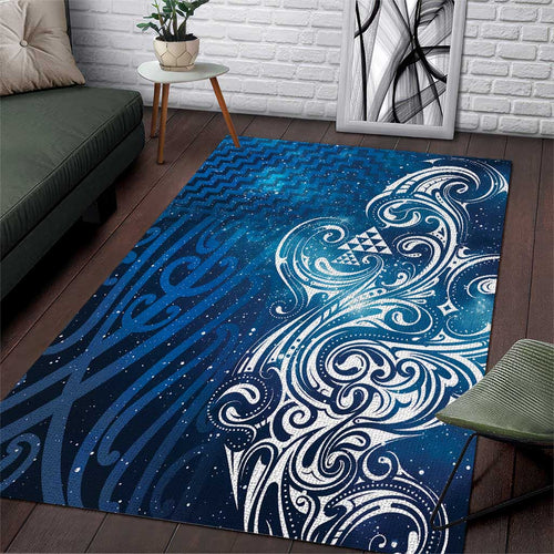 Matariki Galaxy Area Rug Maori Taniko Pattern