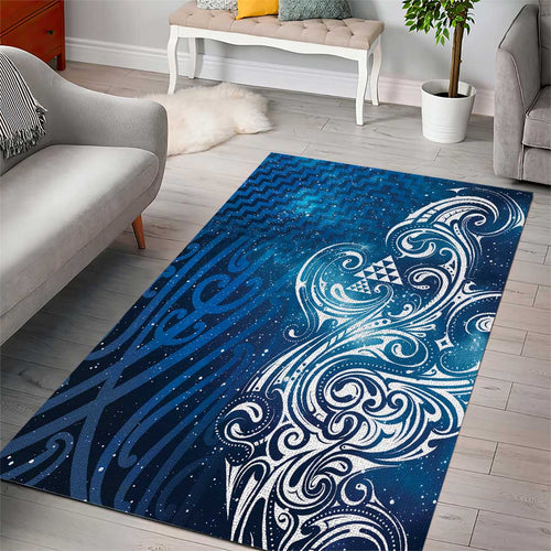 Matariki Galaxy Area Rug Maori Taniko Pattern