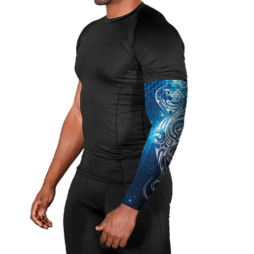 Matariki Galaxy Arm Sleeves Maori Taniko Pattern