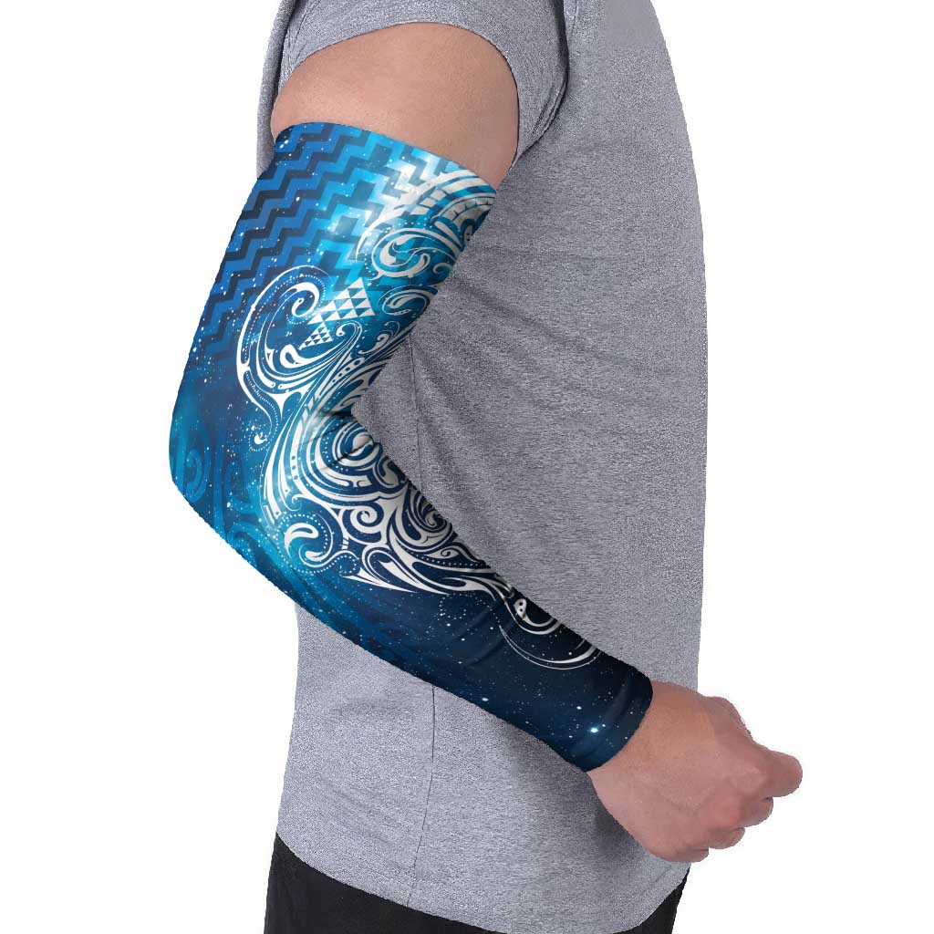 Matariki Galaxy Arm Sleeves Maori Taniko Pattern