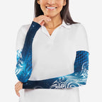 Matariki Galaxy Arm Sleeves Maori Taniko Pattern