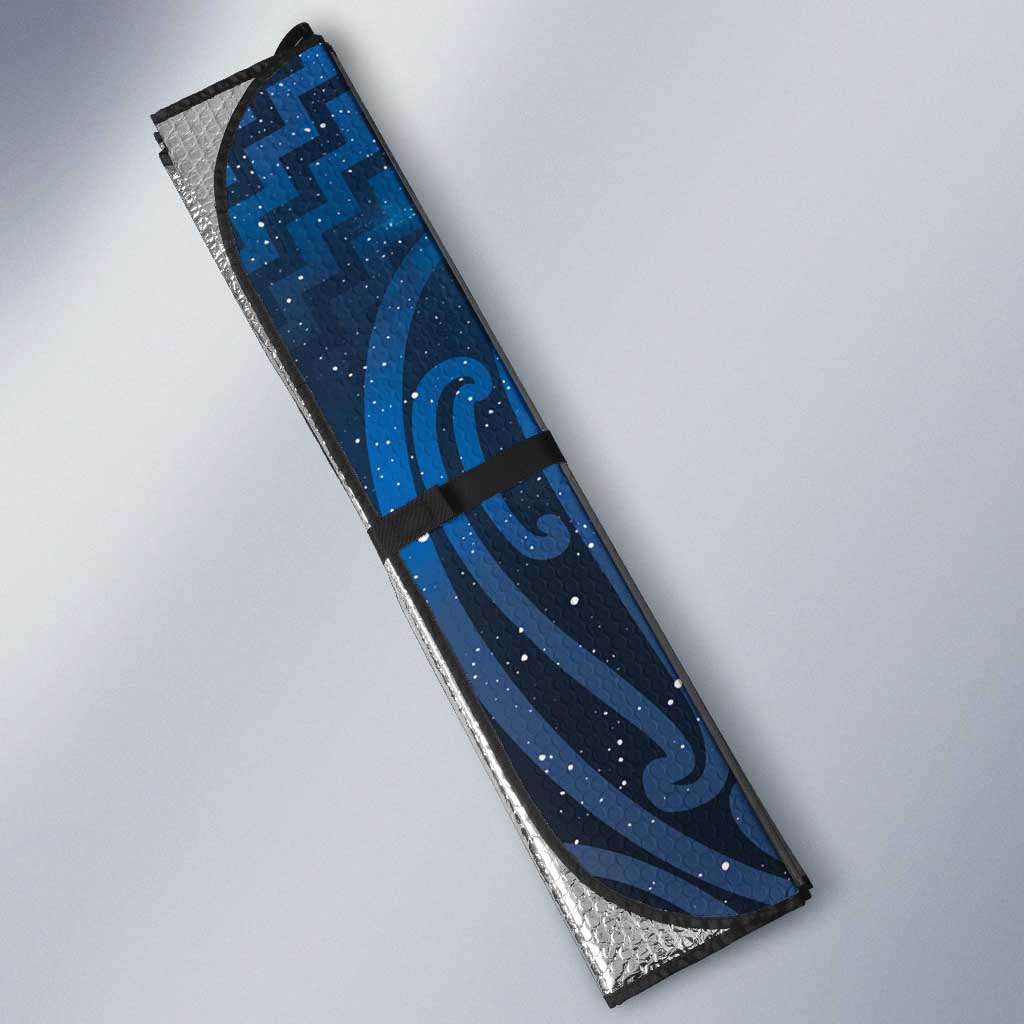 Matariki Galaxy Auto Sun Shade Maori Taniko Pattern