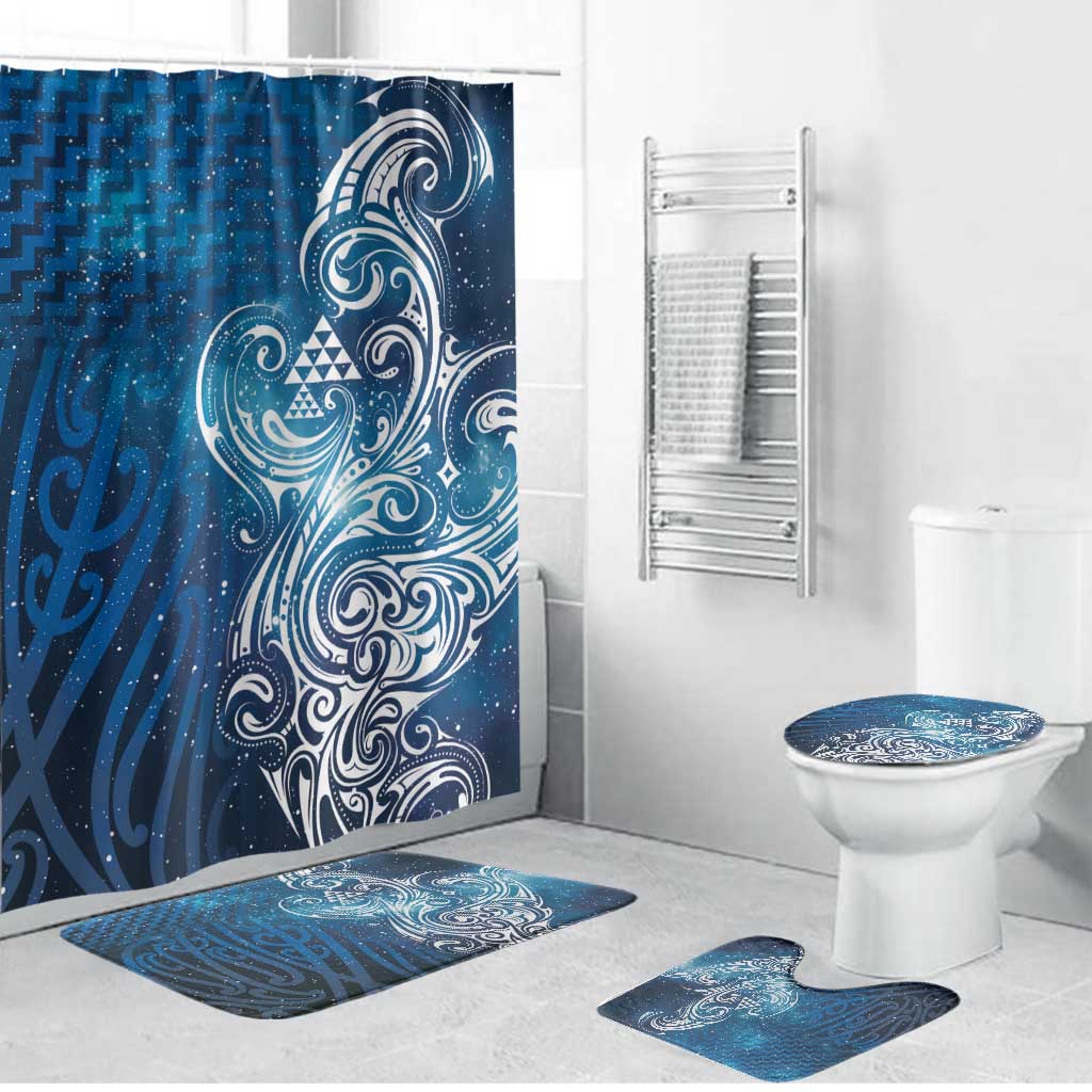 Matariki Galaxy Bathroom Set Maori Taniko Pattern