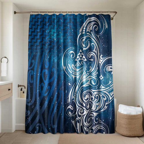Matariki Galaxy Bathroom Set Maori Taniko Pattern