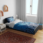 Matariki Galaxy Bedding Set Maori Taniko Pattern
