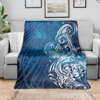 Matariki Galaxy Blanket Maori Taniko Pattern