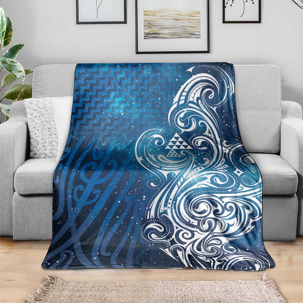 Matariki Galaxy Blanket Maori Taniko Pattern