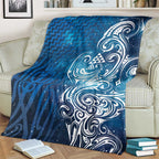 Matariki Galaxy Blanket Maori Taniko Pattern