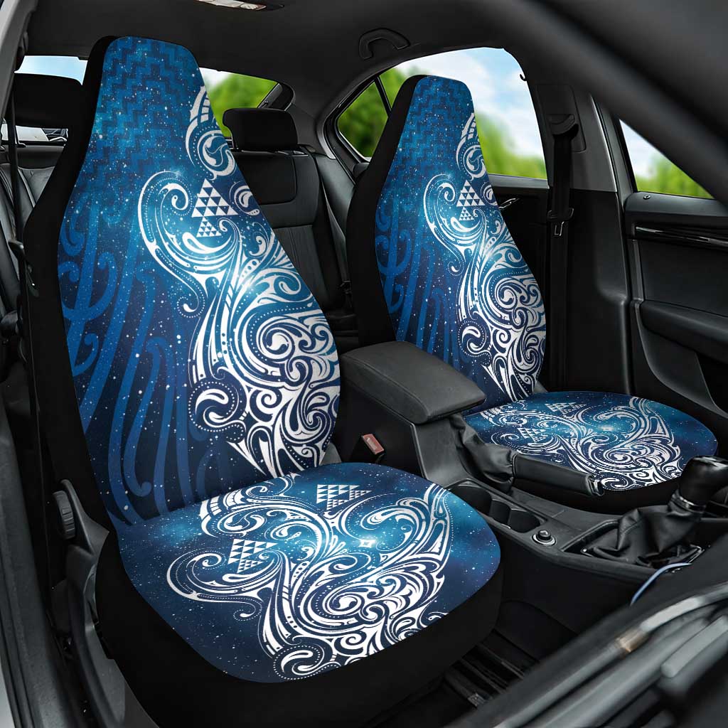 Matariki Galaxy Car Seat Cover Maori Taniko Pattern