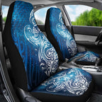 Matariki Galaxy Car Seat Cover Maori Taniko Pattern
