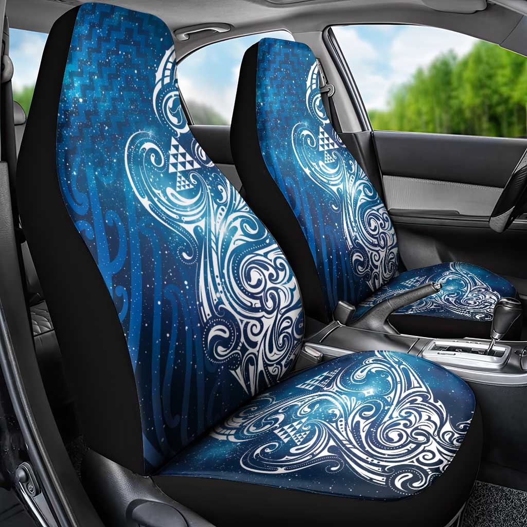 Matariki Galaxy Car Seat Cover Maori Taniko Pattern